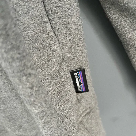 Patagonia Uprisal Crew Sweatshirt Mens Size L Jackson Hole Buffalo Logo Gray - Picture 5 of 5